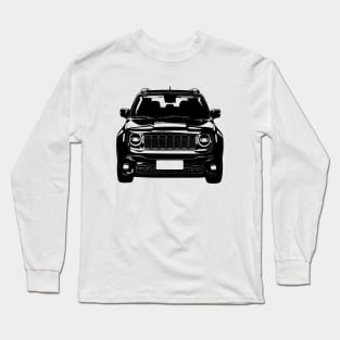 Jeep Renegade Sketch Art Long Sleeve T-Shirt